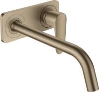 Смеситель для раковины Axor Citterio M 34115820 шлифованный никель