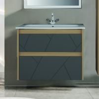 Тумба с раковиной ASB-Mebel Диана 75 серый глянец