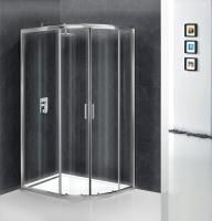 Душевой уголок BelBagno Uno-195 RH 2 100/80 C Cr стекло прозрачное