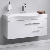 Тумба с раковиной Aqwella Европа 100 белая