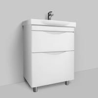 Тумба под раковину Am.Pm Like 65 напольная, белый глянец