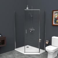 Душевой уголок BelBagno Uno 195 PH 1 100/80  C Cr стекло прозрачное