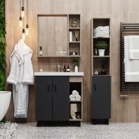 Мебель для ванной Onika Тимбер 70.10 серая, дуб сонома