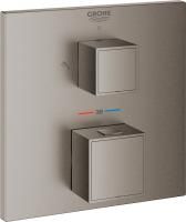 Смеситель для душа Grohe Grohtherm Cube 24154AL0 термостат, темный графит