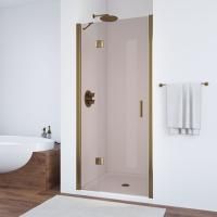 Душевая дверь в нишу Vegas Glass AFP TUR NOVO h1890 110 05 05 L профиль бронза, стекло бронза