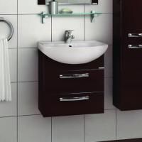 Тумба под раковину Aquaton Ария М 50 темно-коричневая