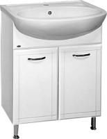 Тумба под раковину Misty Уют 60 прямая белая