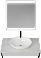 Мебель для ванной 1MarKa Grunge Loft 90 бетон светлый