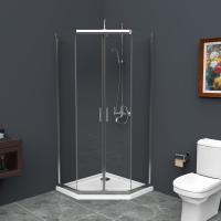 Душевой уголок BelBagno Uno 195 P 2 90 C Cr стекло прозрачное