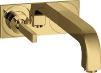 Смеситель для раковины Axor Citterio 39112990 полированное золото