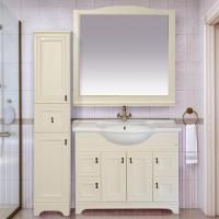 Мебель для ванной Misty Ватикан 105 слоновая кость