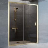 Душевая дверь в нишу Vegas Glass ZP 150 09 05 профиль золото, стекло бронза