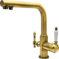 Смеситель для кухни Milacio Castellon Ceramic MC.512.BR бронза