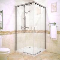 Душевой уголок GuteWetter Slide Square GK-864 70x70 см стекло бесцветное, профиль хром