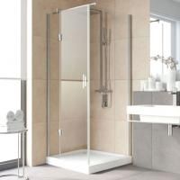 Душевой уголок Vegas Glass AFP-Fis Lux 90 08 01 L профиль глянцевый хром, стекло прозрачное