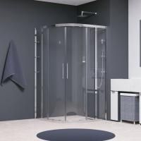 Душевой уголок RGW Hotel HO-512 (1167-1190)х1100х1950 профиль хром, стекло прозрачное