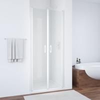 Душевая дверь в нишу Vegas Glass E2P 70 01 01 профиль белый, стекло прозрачное