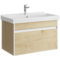 Тумба с раковиной Aqwella Urban 80 подвесная, дуб давос