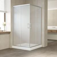 Душевой уголок Vegas Glass ZA 110 07 10 профиль матовый хром, стекло сатин