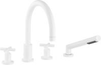 Смеситель на борт ванны Dorn Bracht Tara 27512892-10 белый матовый