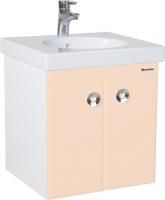 Тумба под раковину Bellezza Неаполь 50 подвесная прямая бежевая