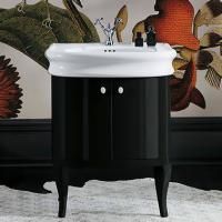 Тумба под раковину Simas Lante LAM70 черный глянцевый