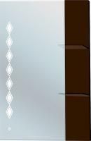 Зеркало Bellezza Глория Гласс 75 коричневое