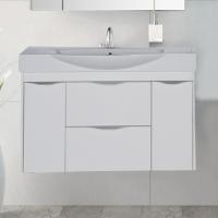 Тумба с раковиной Aquanet Франка 105 белая