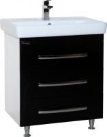 Тумба с раковиной Bellezza Рокко 80 напольная, черная