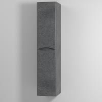 Шкаф-пенал Vod-Ok Adel 35 L с бельевой корзиной, подвесной, серый камень