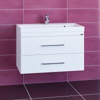 Тумба с раковиной СанТа Вегас 80 подвесная, 2 ящика