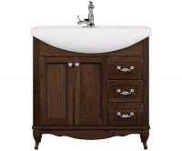 Тумба с раковиной ValenHouse Эллина 80 кальяри, фурнитура хром