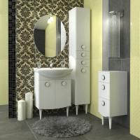 Мебель для ванной Triton Лира 60, 2 двери, белая