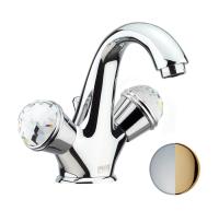 Смеситель для раковины Fiore Xt Sky Swarovski® 17CO0623, хром/золото