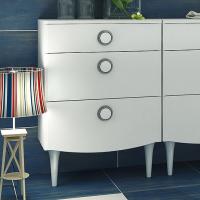 Тумба Triton Лира 60, 3 ящика, белая