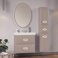 Мебель для ванной Marka One Arrondi 60П cappuccino