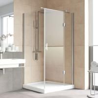 Душевой уголок Vegas Glass AFP-Fis Lux 120*90 08 01 R профиль глянцевый хром, стекло прозрачное