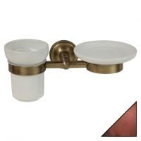 Мыльница Migliore Mirella ML.MRL-M066.RA и стакан, медь