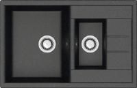 Мойка кухонная ZETT lab. T210Q004 черная