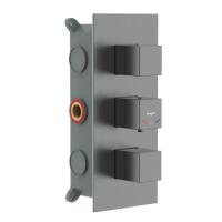 Смеситель для душа Raglo R02.263.09 термостат, графит