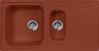 Мойка кухонная AquaGranitEx M-09к красный марс