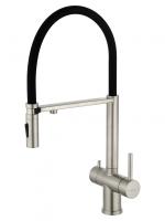 Смеситель для кухни Wonzon & Woghand WW-88458009-BN c подключением фильтра