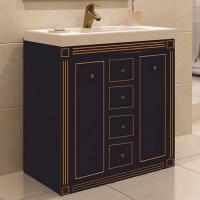 Тумба с раковиной Misty Venezia 90 черная патина