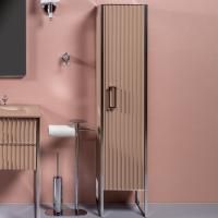 Пенал Armadi Art Monaco R, капучино, хром