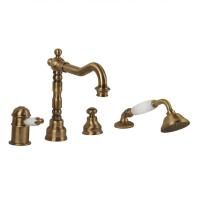 Смеситель на борт ванны Migliore Oxford ML.OXF-6358 Bi Br термостат