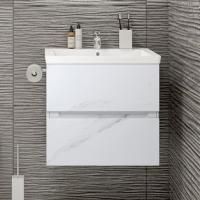 Тумба с раковиной Art&Max Techno 70 подвесная, монти мрамор