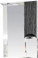 Зеркало-шкаф Misty Лорд 65 бело-черная пленка R
