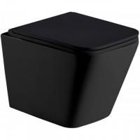 Подвесной унитаз WeltWasser SK Gelbach 004 GL-BL черный глянец