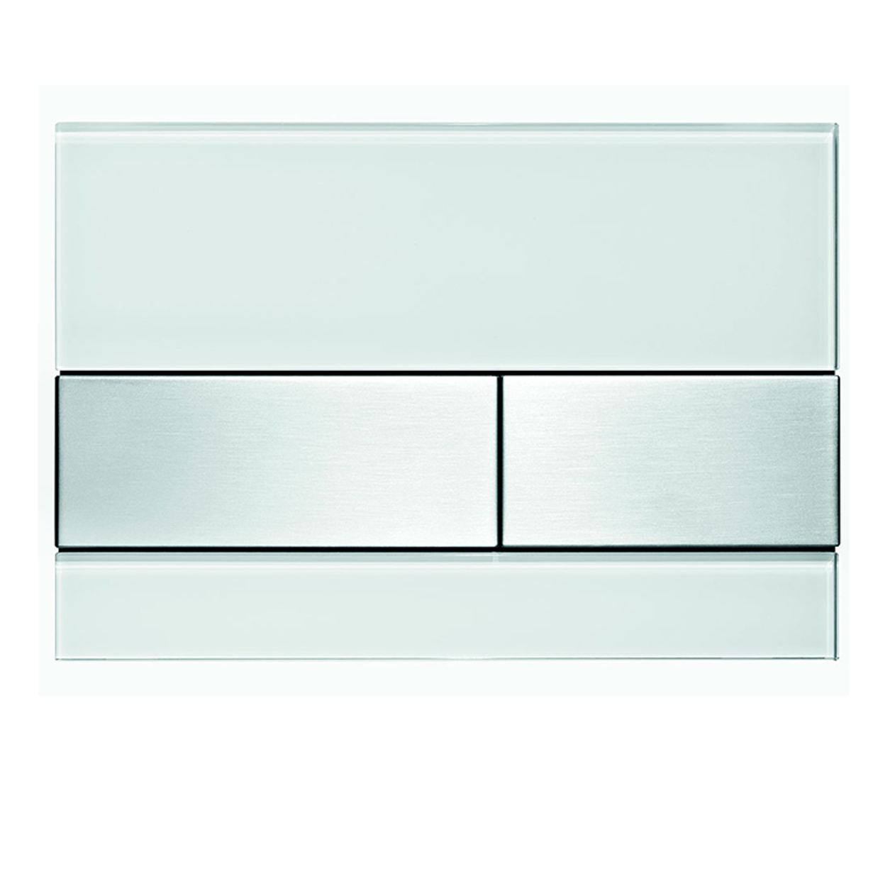 Кнопка смыва TECE Square 9240801 стеклянная сатин