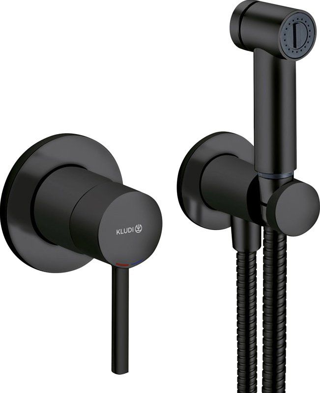 Гигиенический душ Kludi Bozz 389983976 со смесителем, с внутренней частью